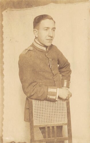 1.Weltkrieg, Foto eines Angehörigen der Fliegertruppe, Postkartengrösse