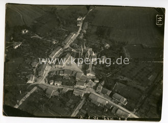 1.Weltkrieg, Luftbild Kloster 1917 . Maße 17 x 12cm