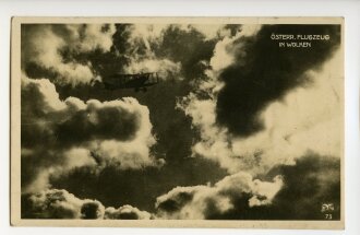 1. Weltkrieg Ansichtskarte, Österreichisches Flugzeug in...