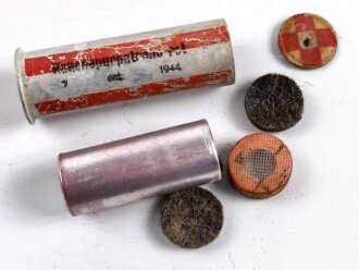 Aluminiumhülse leer frei von jeglichen Gefahrstoffen