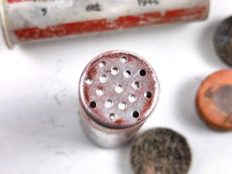Aluminiumhülse leer frei von jeglichen Gefahrstoffen