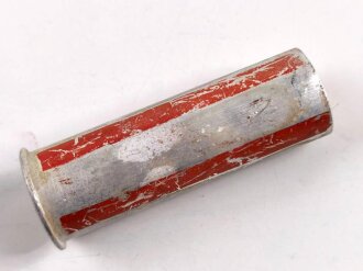 Rauchspurpatrone rot, komplett delaboriert, frei von jeglichen Gefahrstoffen, datiert 1944