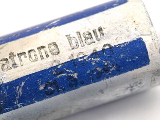 Rauchspurpatrone Blau Wehrmacht, komplett delaboriert,...