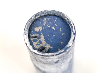 Rauchspurpatrone Blau Wehrmacht, komplett delaboriert, frei von jeglichen Gefahrstoffen, datiert 1940