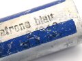 Rauchspurpatrone Blau Wehrmacht, komplett delaboriert, frei von jeglichen Gefahrstoffen, datiert 1940