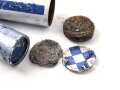 Rauchspurpatrone Blau Wehrmacht, komplett delaboriert, frei von jeglichen Gefahrstoffen, datiert 1940