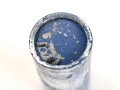 Rauchspurpatrone Blau Wehrmacht, komplett delaboriert, frei von jeglichen Gefahrstoffen, datiert 1940
