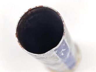Rauchspurpatrone Blau, komplett delaboriert, frei von jeglichen Gefahrstoffen, datiert 1942