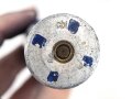 Rauchspurpatrone Blau, komplett delaboriert, frei von jeglichen Gefahrstoffen, datiert 1942