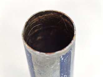 Rauchspurpatrone Blau Wehrmacht, , komplett delaboriert, frei von jeglichen Gefahrstoffen