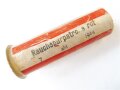 Rauchspurpatrone Rot, Abgeschossene, leere Aluminiumhülse, datiert 1944