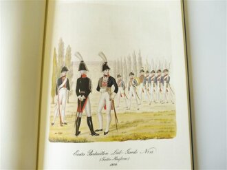 Die Uniformen der Preußischen Garden, von ihrer Entstehung 1704 bis 1836, gebraucht, 48 Seiten