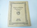 1.Weltkrieg, Mappe mit Federzeichnungen " Führer und Helden" 1914. Komplette Mappe mit Schutzumschlag, Maße 37 x 29cm