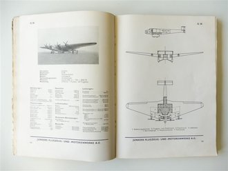 Flugzeug-Typenbuch, 428 Seiten, datiert 1944, die Seiten 1 - 32 fehlen