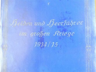 Helden und Heerführer im großen Kriege 1914/15, 20 gedruckte Zeichnungen