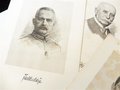 Helden und Heerführer im großen Kriege 1914/15, 20 gedruckte Zeichnungen