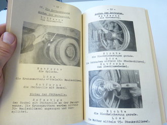 Gepanzerte Selbstfahrlafette für Sturmgeschütz 7,5cm Kanone, Praktische Winke für das Beheben von Schäden am Laufwerk. DIN A5, 98 Seiten, komplett