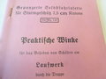 Gepanzerte Selbstfahrlafette für Sturmgeschütz 7,5cm Kanone, Praktische Winke für das Beheben von Schäden am Laufwerk. DIN A5, 98 Seiten, komplett