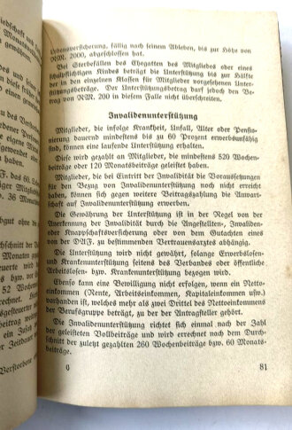 Organisation der Deutschen Arbeitsfront und der NS Gemeinschaft KDF. 159 Seiten, DIN A6, komplett