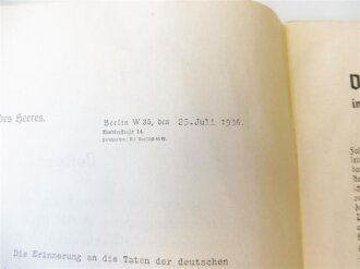 Die Tradition des deutschen Heeres, Traditionsheft Nr. 463 4.Sächsisches Feldatillerie Rgt. 48, datiert 1936, 20 Seiten