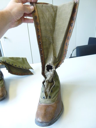 Heer, Paar Tropenstiefel , getragenes Paar , Sohlenlänge 32cm