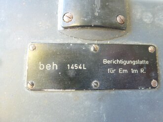 Berichtigungslatte zum Entfernungsmesser 36, Originallack Luftwaffenblau