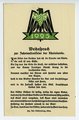 Ansichtskarte "Weihespruch zur Jahrtausendfeier der Rheinlande 1925"