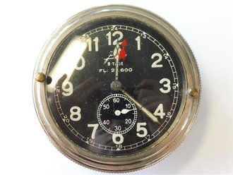 Luftwaffe Junghans 8 Tage Borduhr FL 22600. Sehr guter Zustand, läuft einwandfrei