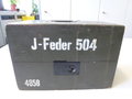 21 Tage Zeitzünder "J-Feder" in Kasten, Zündhütchen entfernt. Sehr guter Zustand, Nummerngleich mit Kasten