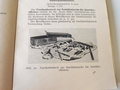 Das Sanitätsgerät des Feldheeres, datiert 1944, 254 Seiten, stark bebildert. Die Vorschrift zum Thema, leider lösen sich die Seiten vom Buchrücken