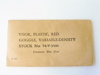 US  WWII, Goggle, Variable Density in Box