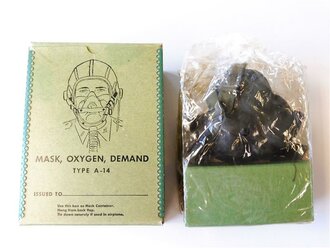 US Army Airforce  WWII, Mask Oxygen, Type A-14, unissued