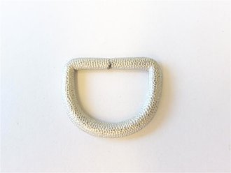 D-Ring silbern für Partei, Breite 27 mm