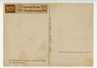 Willrichkarte "Dr. Neumann, ehemaliger Führer bei Memeldeutschen"