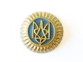 Ukraine, Mützenabzeichen, Durchmesser 33mm