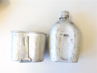 US WWI, Canteen, complete set dated 1918