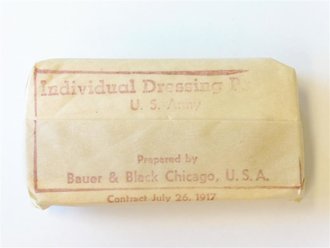 U.S. WWI, Individual Dressing 1917 dated