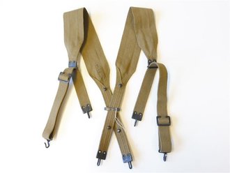 US  WWI, M07 Rifle man suspenders, Mills