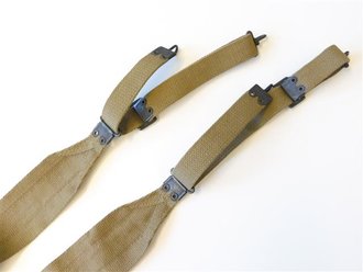 US  WWI, M07 Rifle man suspenders, Mills