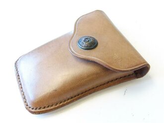 U.S.  WWI, Leather single clip Ammunition pouch, RIA 1915, Eagle snap