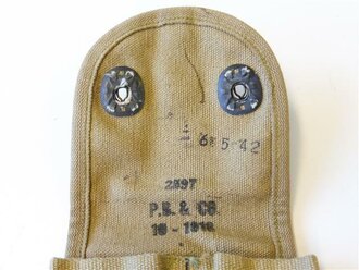 U.S.  WWI, M1911 pistol Magazine pouch dated 1918, USMC