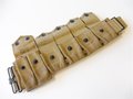 U.S.  WWI, 9 pocket ammo belt with 45. clip pouch . MILLS