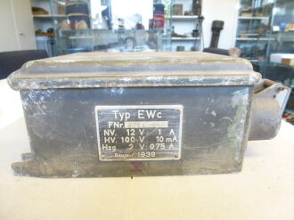 Umformersatz EW.c Baujahr 1941. Originallack, Funktion nicht geprüft