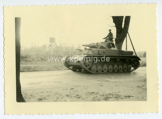 Foto Panzer Wehrmacht, Maße 7 x10 cm