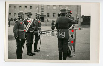 Foto Fahnenträger mit Standarte 9 x 14cm