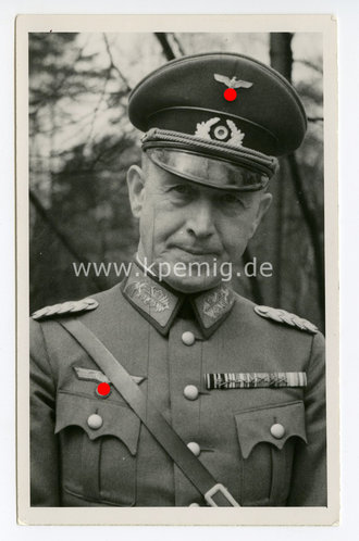 Foto Generalmajor Schroth, Maße ca. 9 x14 cm