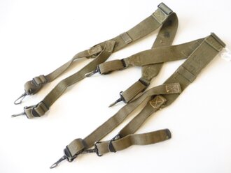 US Army WWII, M44 suspenders, used