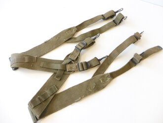 US Army WWII, M44 suspenders, used