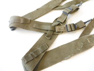 US Army WWII, M44 suspenders, used