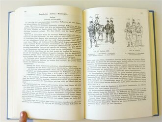 Handbuch der Uniformenkunde, gebraucht, Buch löst sich vom Einband, 438 Seiten, Maße etwas über A5